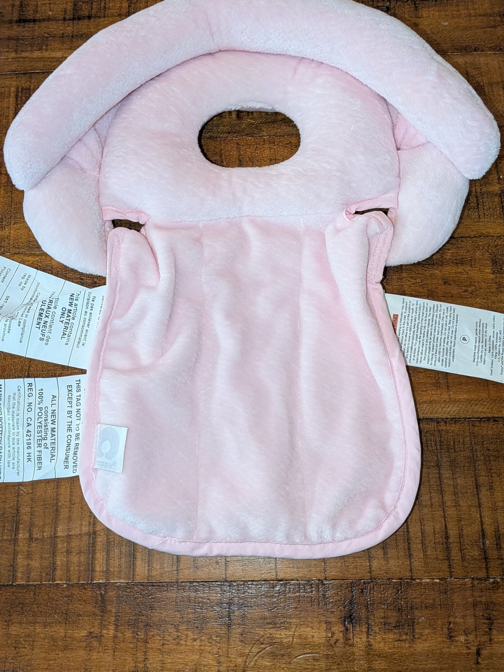 Pottery Barn Kids Soft Pink Infant Head Support NWOT